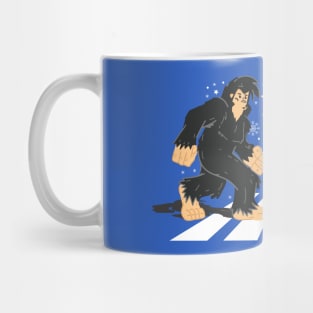 Sasquatch Santa Christmas Road Mug